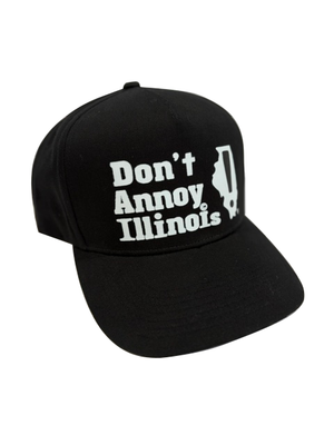 White on Black Cap