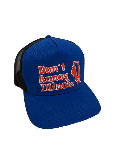 Red with White on Royal Trucker Hat